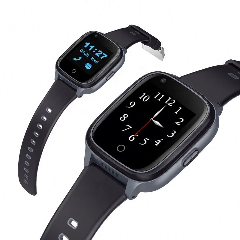 4G Elderly smart watch D32 Pendant Fall Detection Heart Rate SOS smart watch with Alarm GPS LBS wifi Location for Elderly People