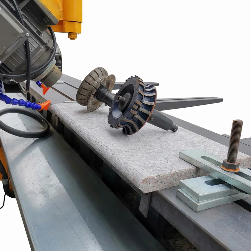 Hualong  stonemachinery HLS-3800 Granite Marble Limestone Stone Edge Cutting Profiling Cutter Machine Automatic Polishing