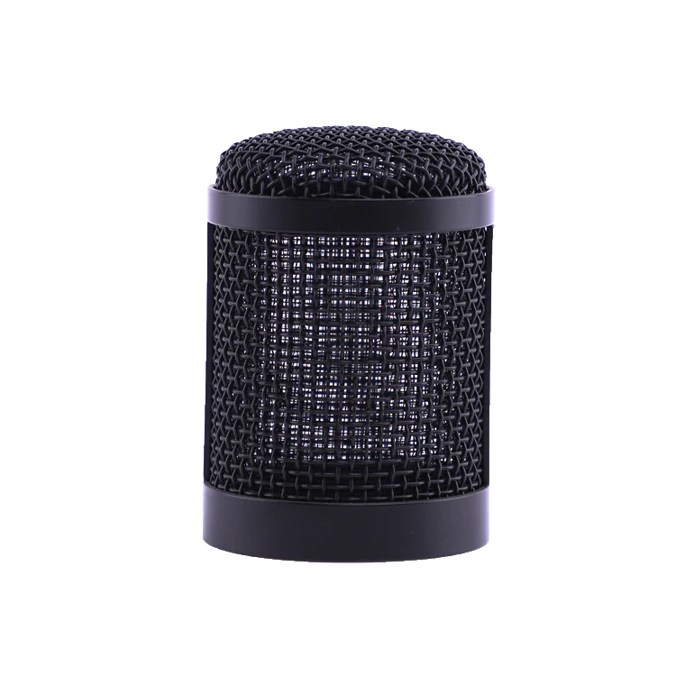 Microphone Grille Braided Mesh Metal Head Cover