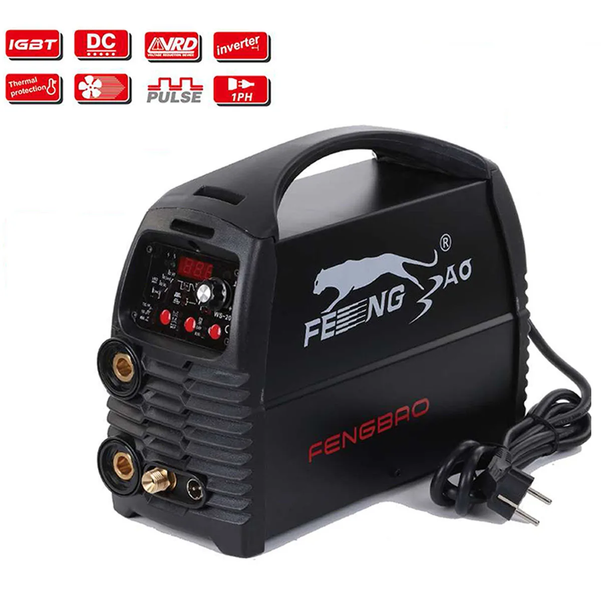 IGBT Inverter TIG Welder DC 200 amp Single Phase Pulse TIG Welding Machine stainless steel