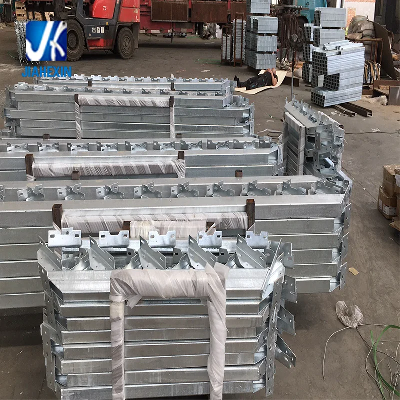 Qingdao manufacturer prefabricated Indoor/outdoor staircase exterior/ interior galvanized steel stringer metal steel stairs