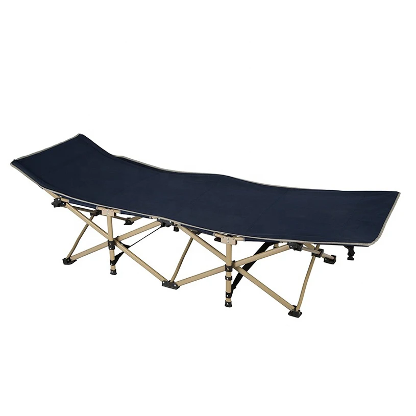 Metal comfortable camping beach picnic leisure portable folding bed