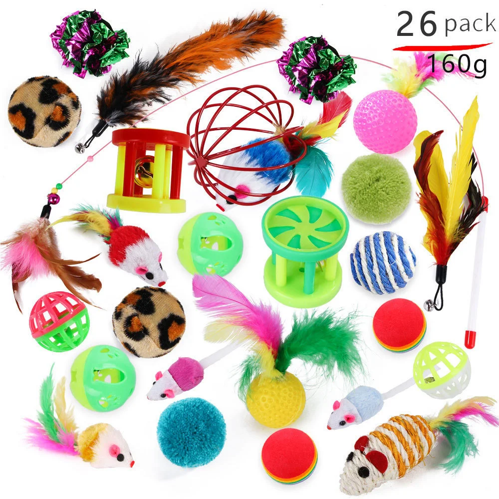 
Eco-Friendly Cat Toy Tunnel Interactive Colorful Cat Toy Set Foldable Tunnel Pet Cat Dog Toy 