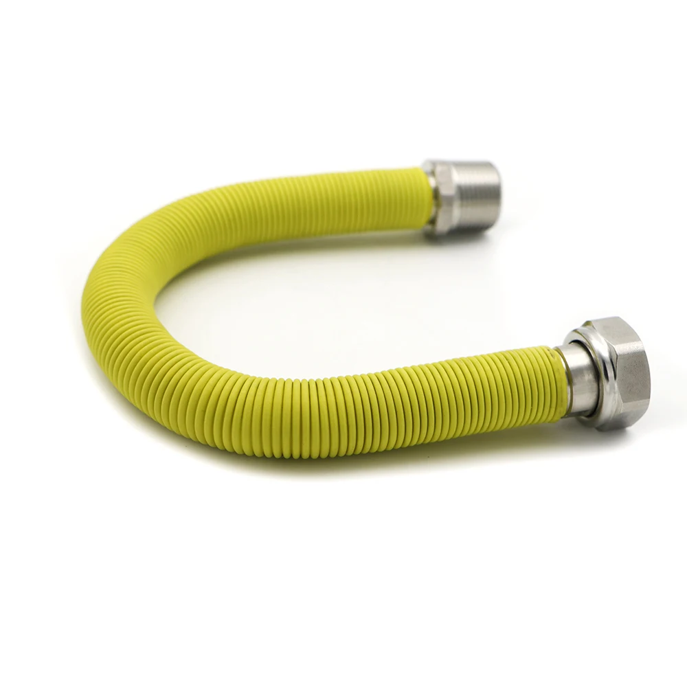 flexible hose with stainless steel over gas pipe and hose DN15  stainless steel tube corrugated hose 304