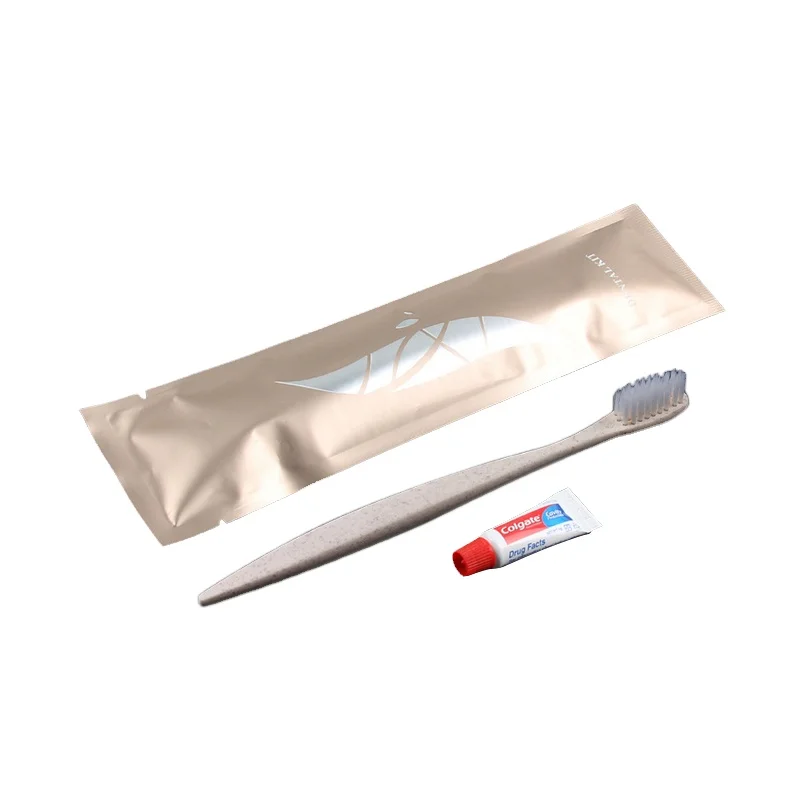 Customized Disposable Travel Hotel Toothbrush With Toothpaste Inside
