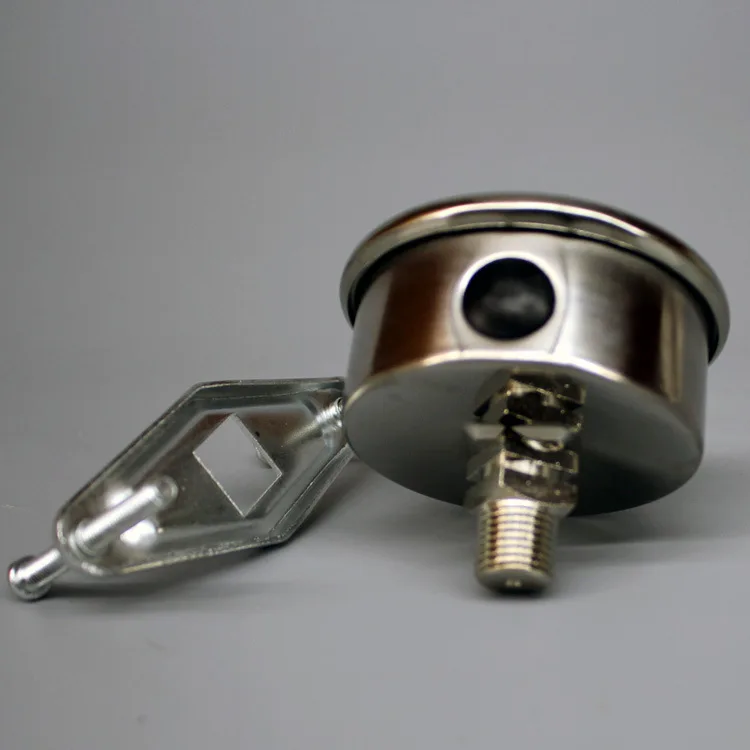 Commercial RO Water Purifier Manometer Stainless Steel Oil Filled Shock Proof Mechanical Meter 0-3MPA Manometer