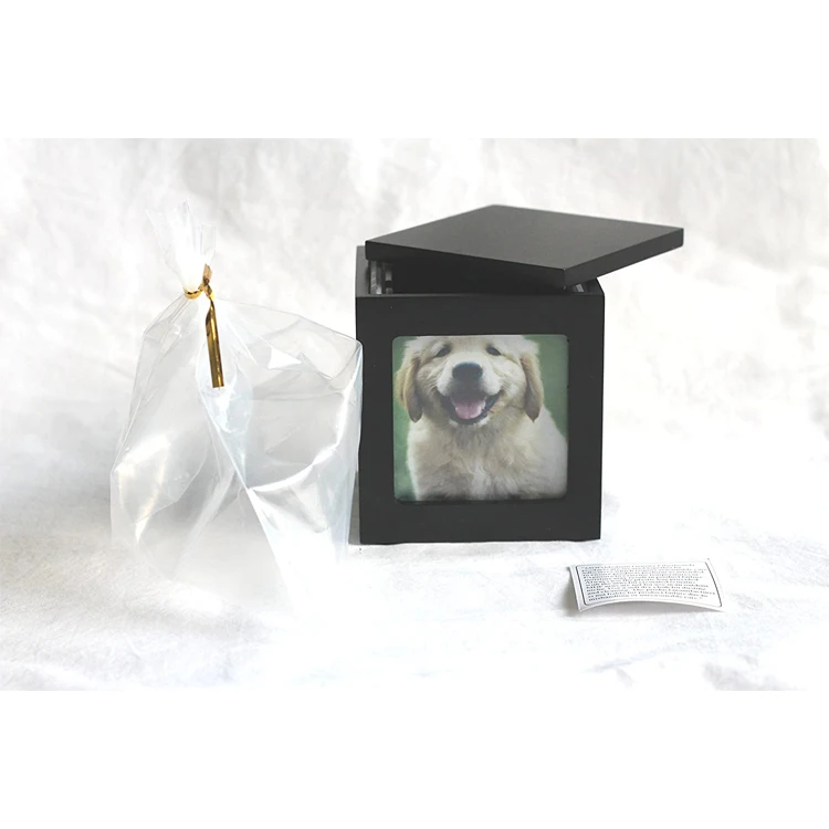 WDF Eco Friendly Urne Pour Animaux Per Animals Wooden Pet Urns for Dog Wholesalers Ashes House Bamboo Pet Urns