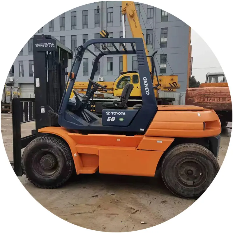 Подержанные погрузчики Toyota FD60 вилочные FD 30 40 50 60 70 100 Хорошее состояние на складе для продажи