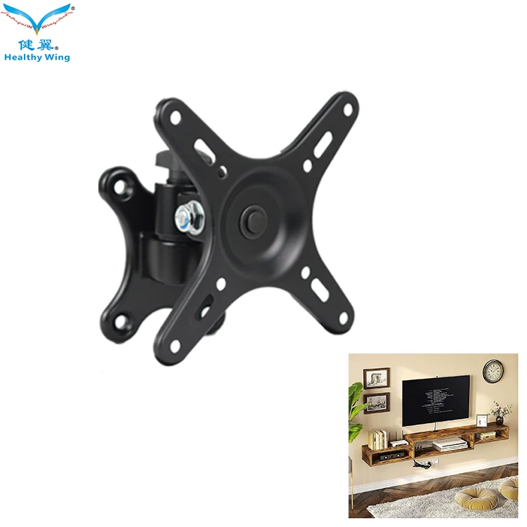 LCD stand Hot Selling Multifunctional Tilt Bracket Mounts Adjustable 75*75/100*100mm Tv Bracket Wall Mount