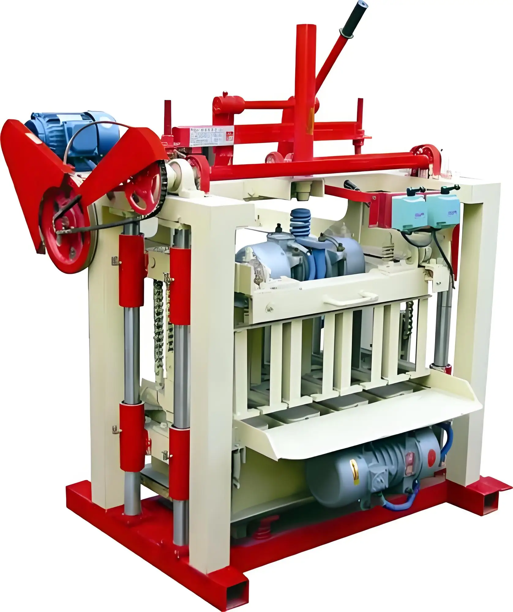hollow block molding machine cement automatic brick making machine