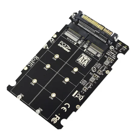 2 в 1 м. NVMe SATA U2PCB M.2 NVME SSD ключ M B U.2 SFF-8639 адаптер PCIe M2 конвертер Запчасти для настольного