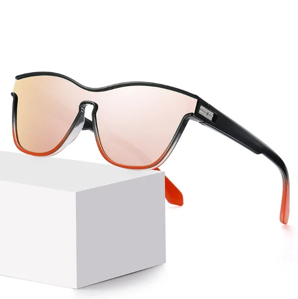 New Unisex Blue Frame Ultra-Light UV400 Sunglasses with Tac Lenses Fashionable Polarized Sunscreen UV Blue Lens Sunglasses