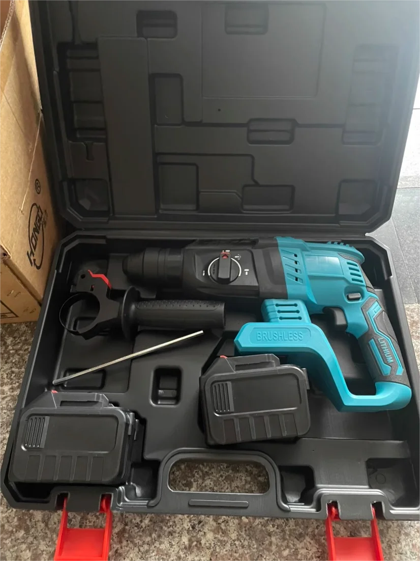 Zmax High-power Brushless Lithium Electric Hammer Cordless Impact Drill Concrete Triple-use Multifunctional Electric Pickaxe
