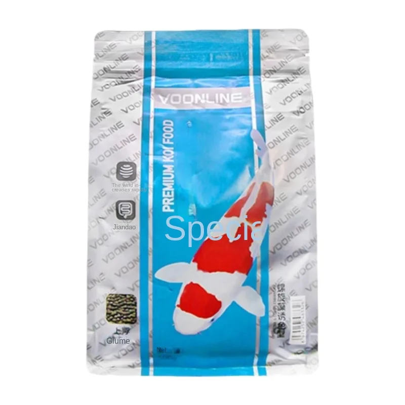 VOONLINE Staple Food Balanced Nutrition Koi Fish Food, Suitable for Daily Feeding, 5mm Granules