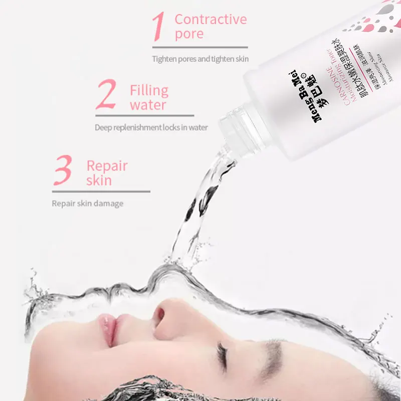 Wholesale  Private Label  Organic Whitening  Moisturizing Hydrating Skin Care Anti Aging Firming Lifting Carnosine Face Toner