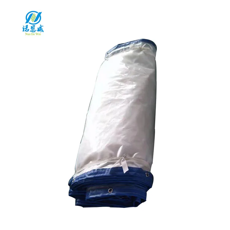 plastic film air duct hole perforated flexible hose PE film air duct with hook in both sides