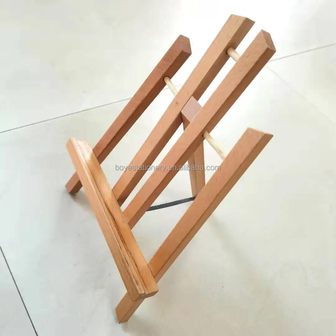 Wholesale Tripod Wooden Easel for Artist artworks displaying Easel durable table top artist stand wooden easel