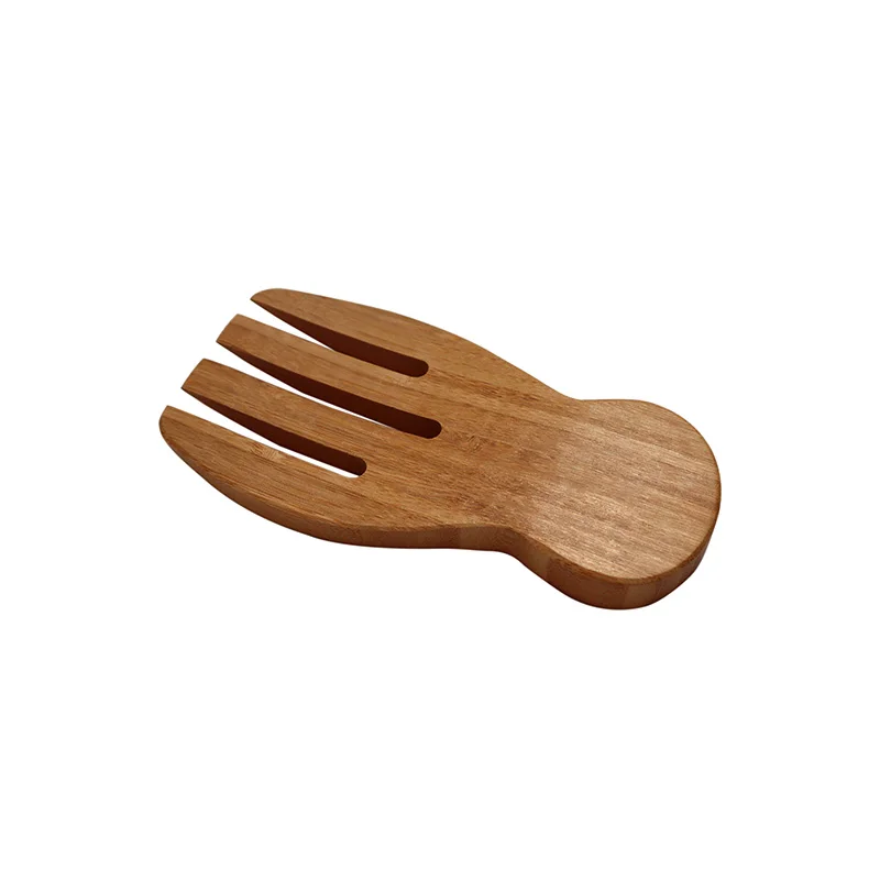 Eco-friendly Salad Hands Bamboo Salad Server