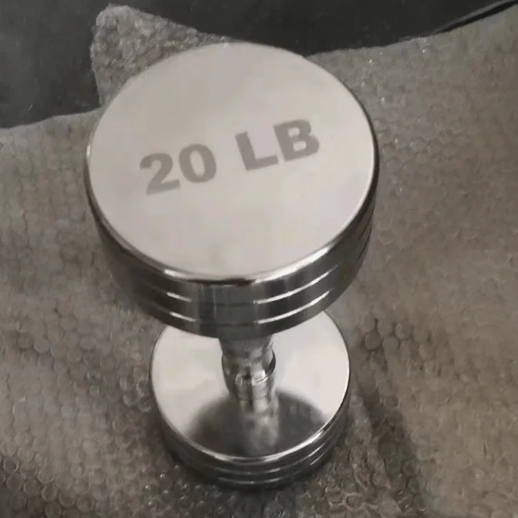 Chrome Dumbbells 4kg 6kg 8kg 10kg Pairs Cast Iron Metal Home Gym Weight