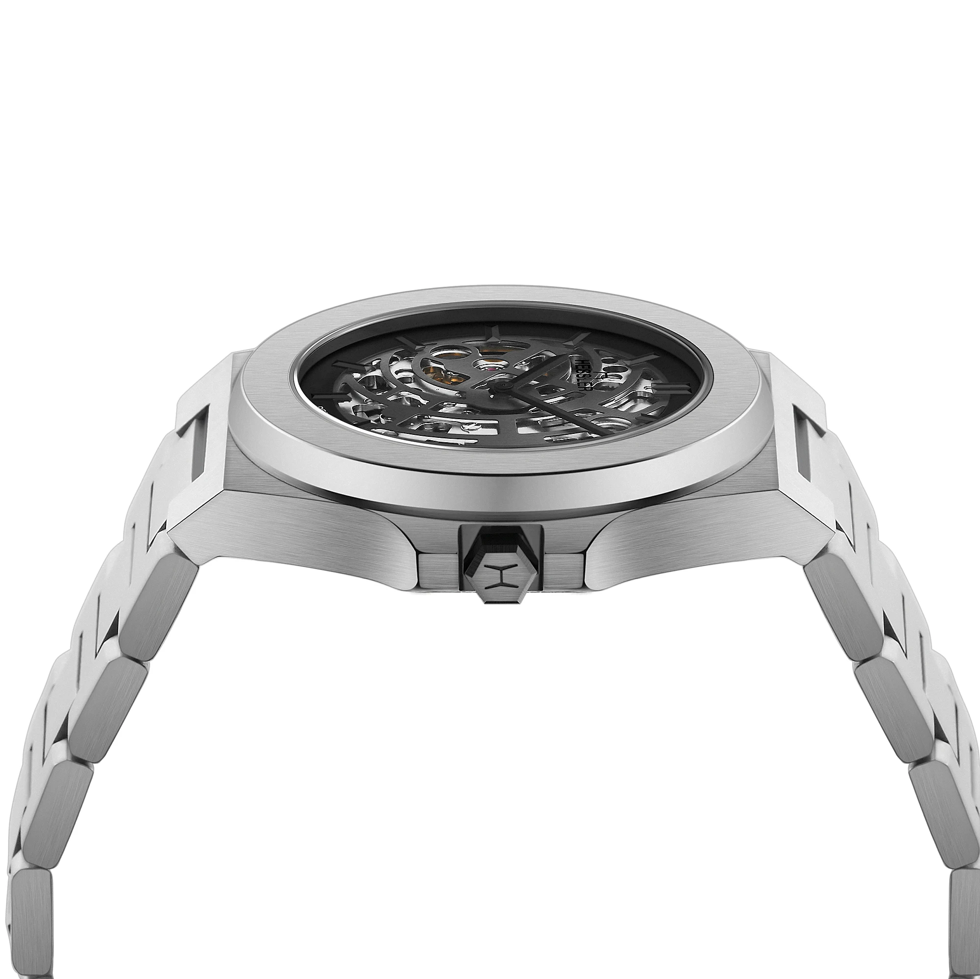 3atm Waterproof Luxury Hollow Nylon Strap Gold 40mm Case Automatic Man Watch Skeleton Mechanical Tourbillon Watches