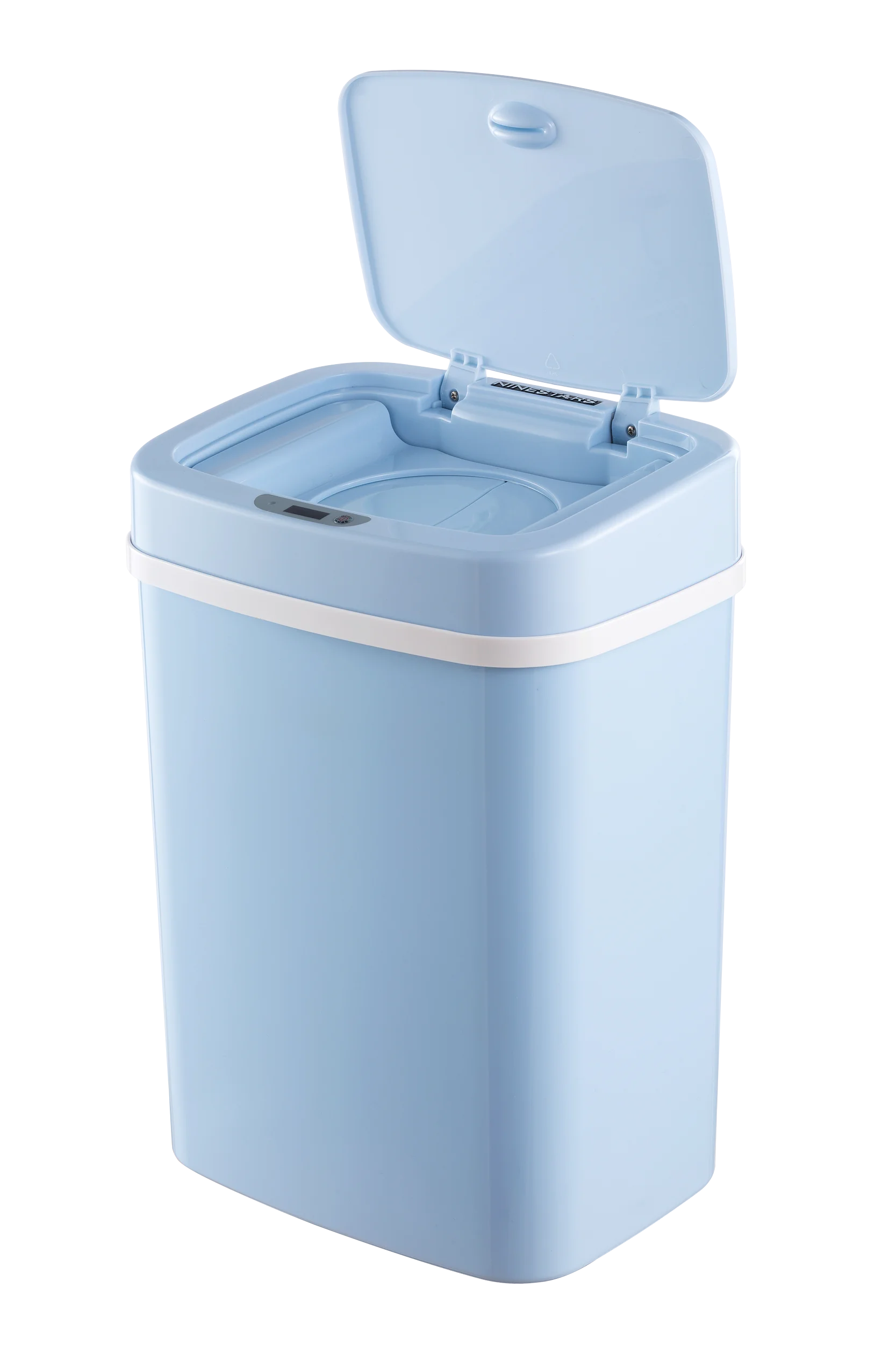 Infrared 12L With Side-by-side Lid For Household Diaper Trash Can Automatic Package Self Seal Smart Trash Can