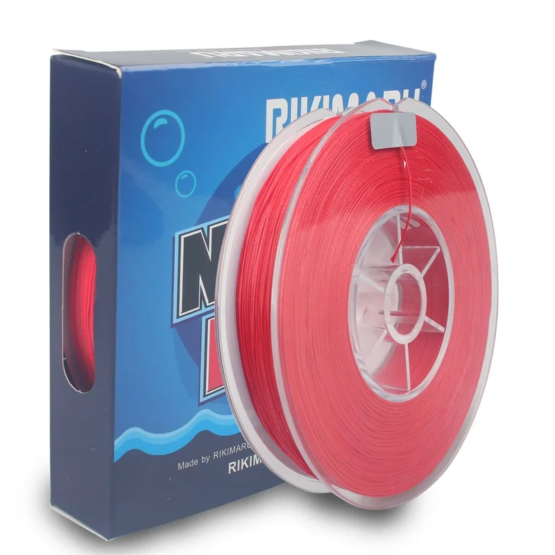 Rikimaru никогда не выцветает Премиум рыболовная леска 8 нитей чистая цветная ПЭ плетеная рыболовная леска 150/300yds 500 м соленая вода