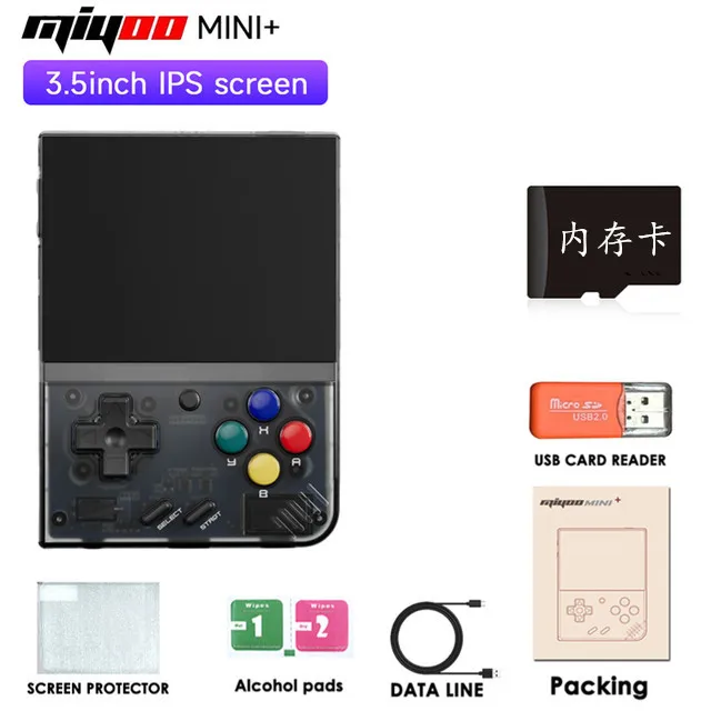 Stock supply Miyoo mini plus+ open source handheld retro PSP arcade handheld game console nostalgia models