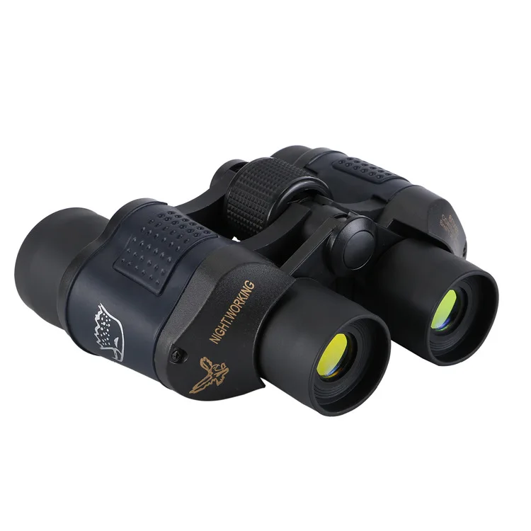 60x60 New Binoculars Low Light Telescope Hotsale Night Vision Red Film Objective HD High Power binocular