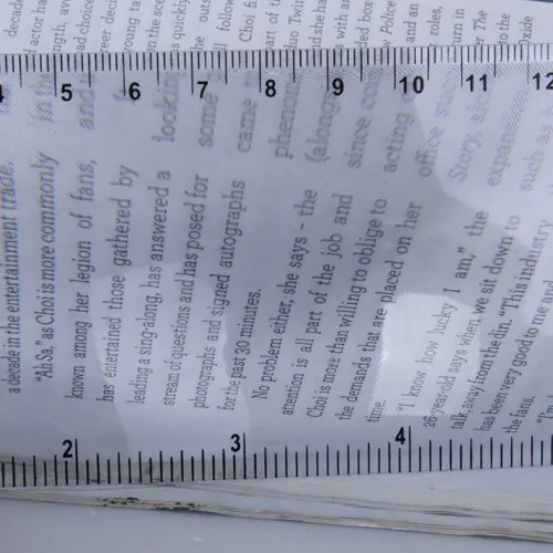  189X65 мм PP Карманная Лупа для книг и