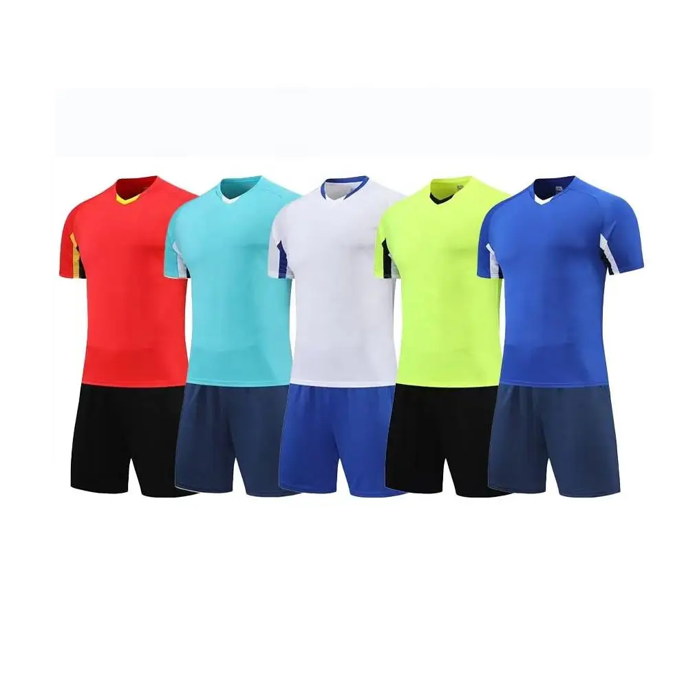 High-quality Custom Embroidery Logo Football Jersey Shirt Absorb Sweat Soccer Jersey For Men