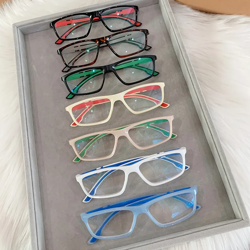 2024 New classic retro square reading glasses for men women wholesale high quality Far sighted eyeglass frame UNISEX