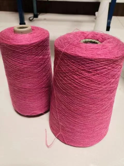 Wholesale Spring Summer Knitting Fancy Yarn 2/18S 2/28NE Viscose Polyester Acrylic PBT Core Spun Yarn For Knitting Weaving