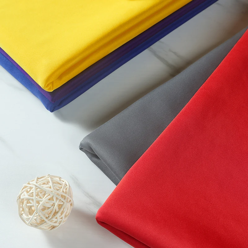 Active dyeing craftsmanship absorption breathability texture 95 Polyester 5 Spandex suitable for school uniforms Knitted fabric
