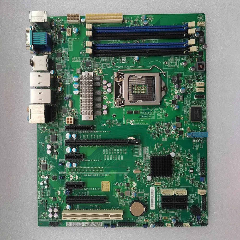 X9SAE For Supermicro Motherboard Xeon E3-1200 v2 Series Core i7/i5/i3 (non-ECC UDIMMs Only) Processors DDR3 LGA1155