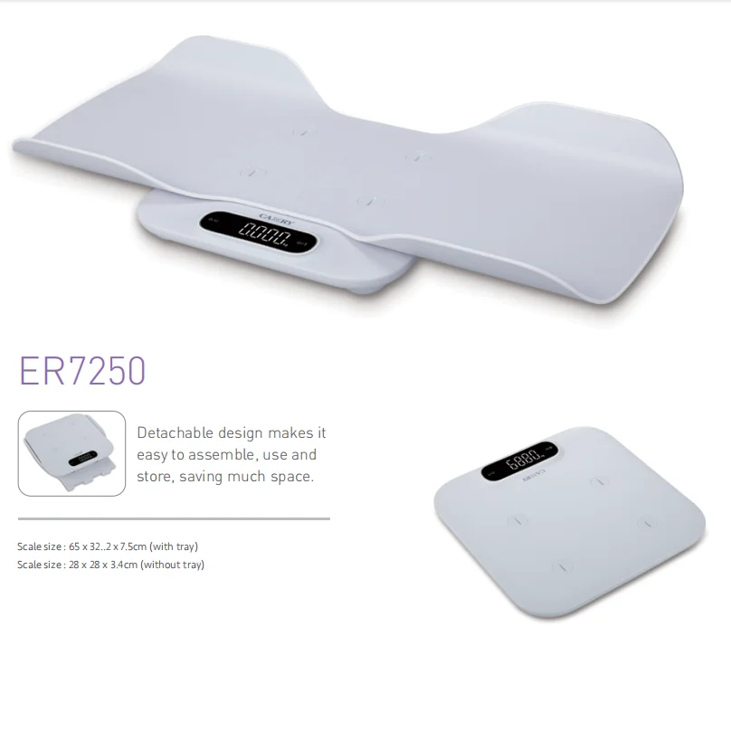 180KG Body Weighing Scale for Baby Adult Digital Infant Weight Scale with Detachable Tray Easy Storage Electronic Baby Scale