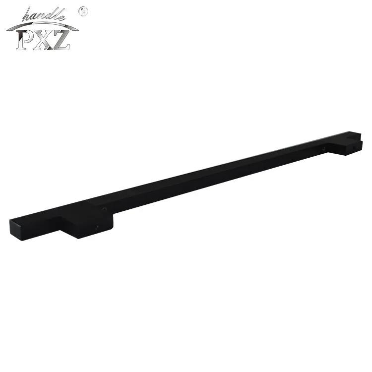 Aluminum matt black color freezer part fridge door handle