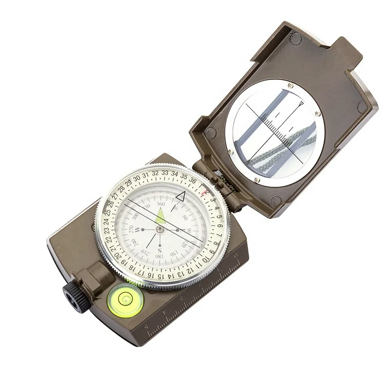 Outdoor multifunctional camping mountaineering zinc alloy K4580 American high-precision compass with luminous