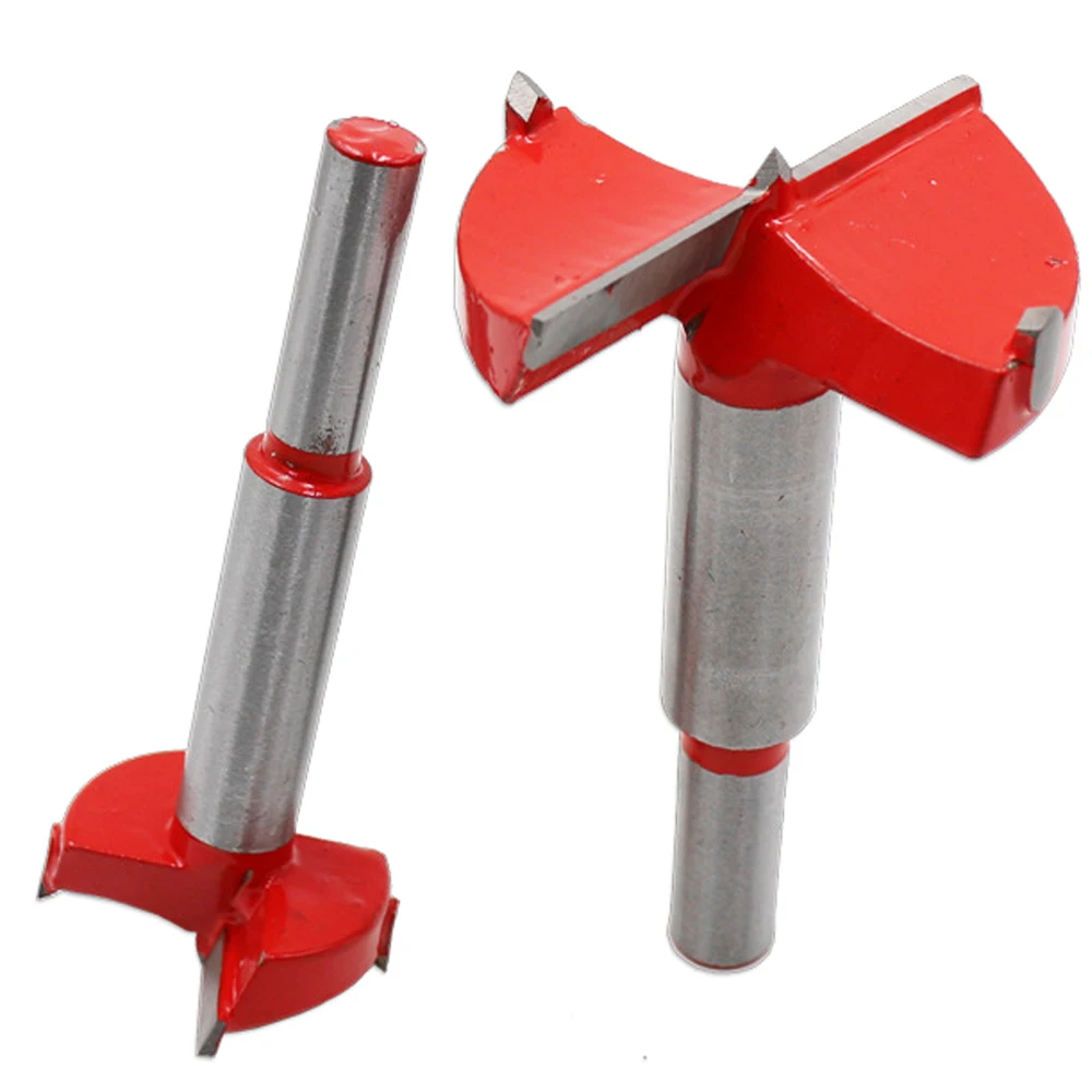 Round Shank Tungsten Forstner Tips Woodworking Tools Hole Saw Cutter Hinge Boring Drill Bits Carbide Cutter