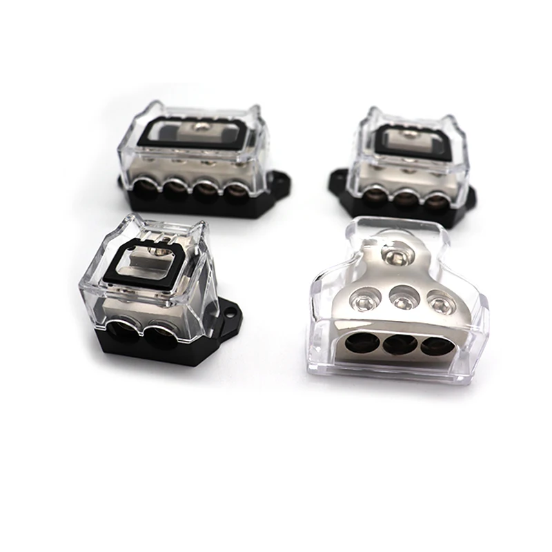 Car audio fuse holder distribution blocks 1 in 3 out  fuses box block universal car accessories