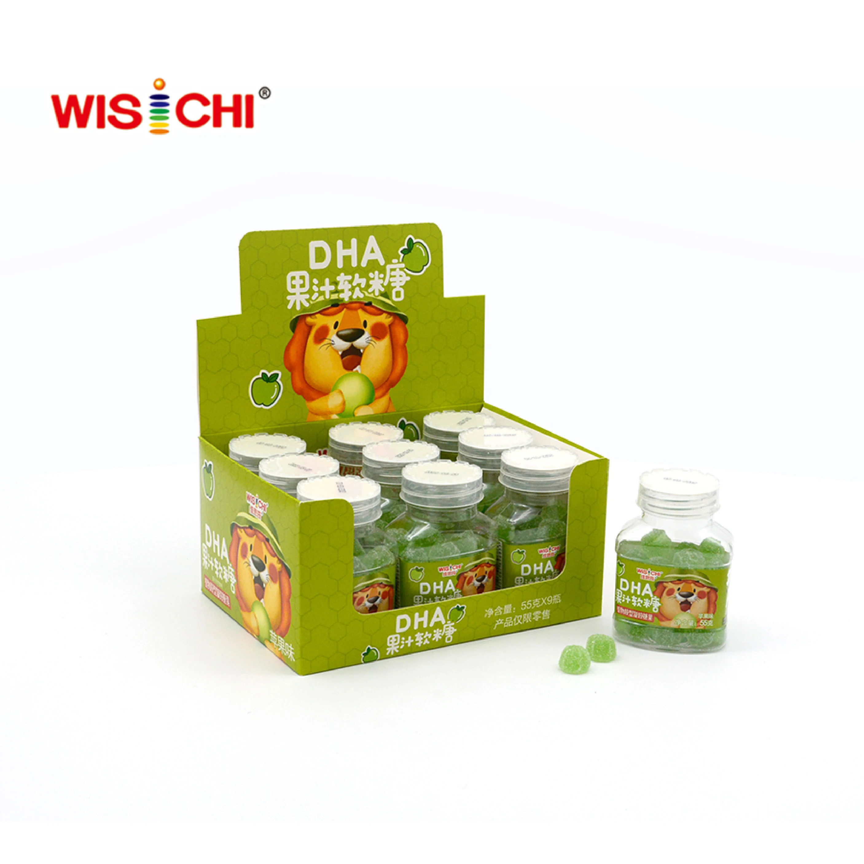 Free sample juice filled gummy vegan gummy candy sweet supplier probiotics halal soft candy