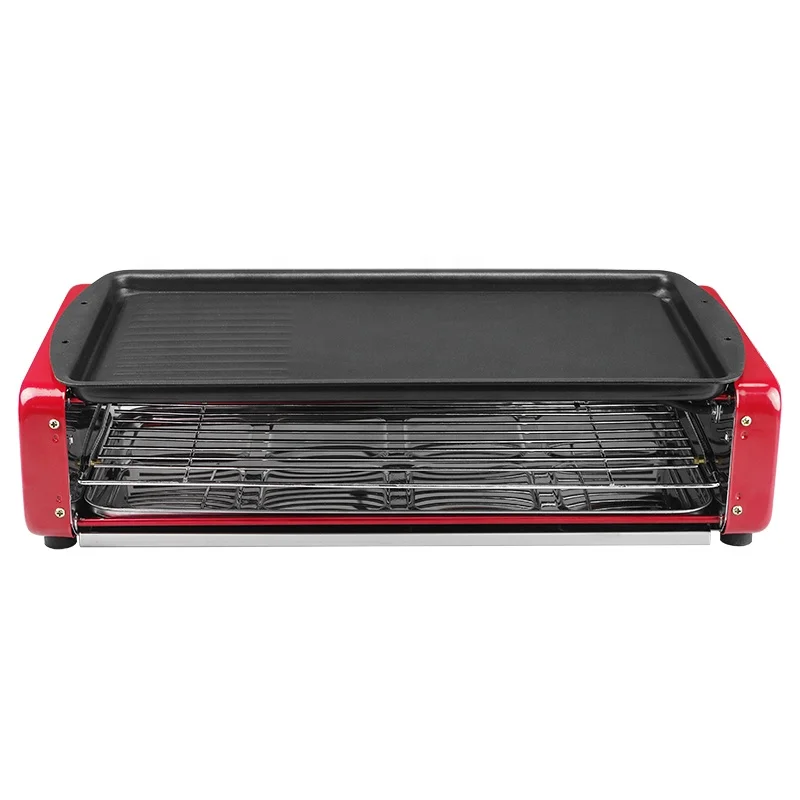 
1800W Electric Grill Pan indoor smokeless barbecue 