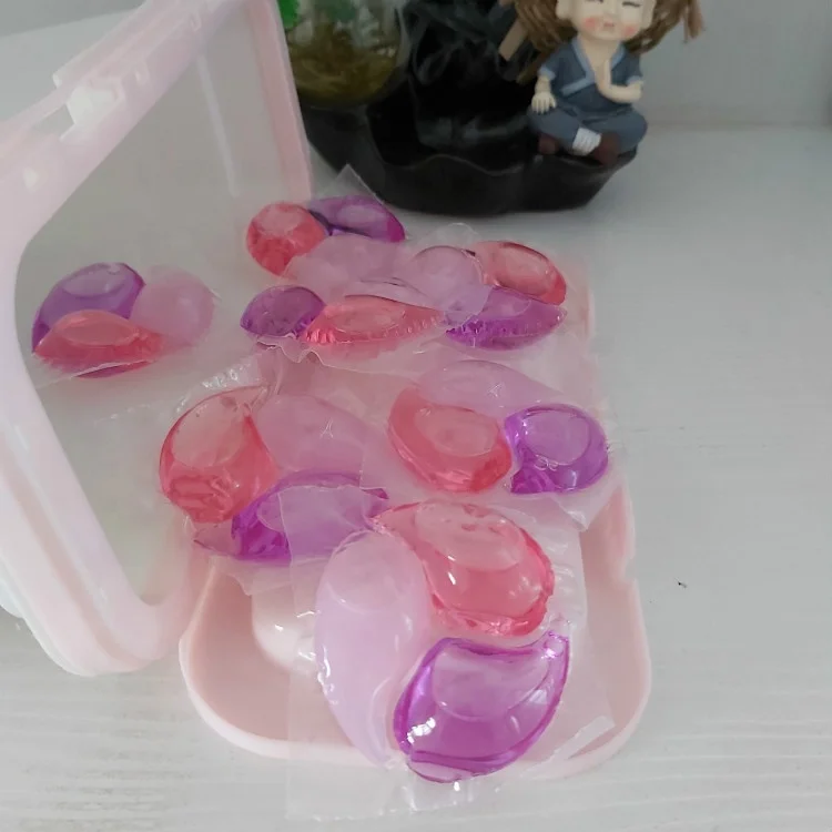 Household cleaning 3 in one washing clothes liquid detergent soap 15g laundry pods