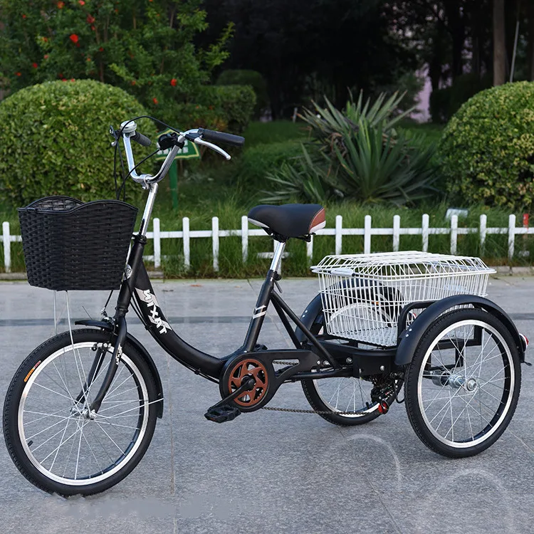 Hot selling  adult tricycle three wheel tricycle new design cheap adult tricycle for sale 20 inch 24 inch