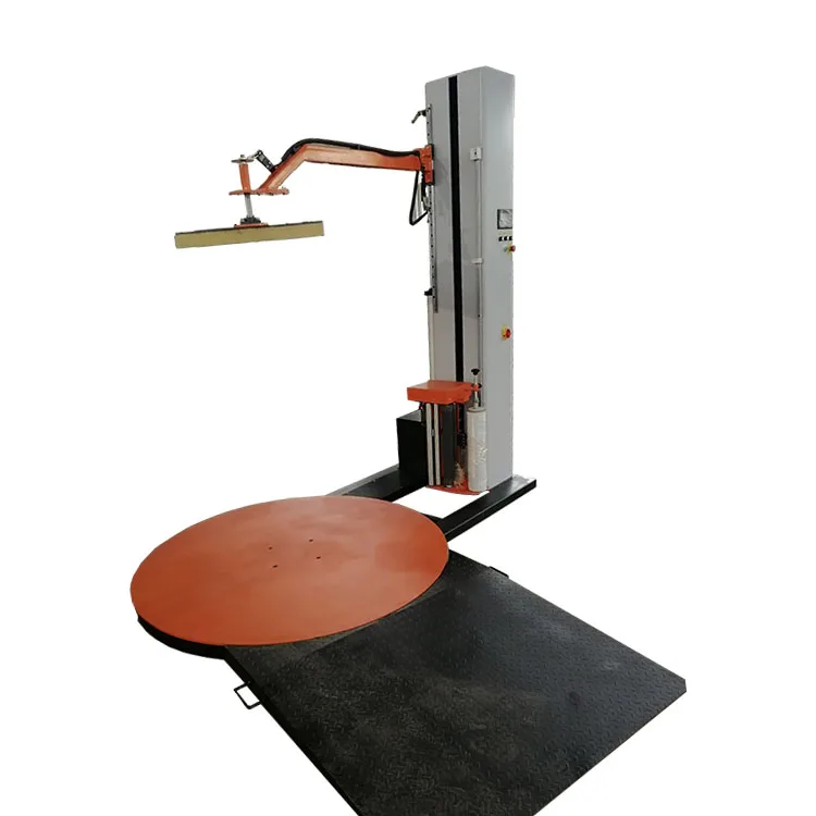 Factory Direct UCR-T1650D Automatic Pallet Wrapper with Top Press For Sale