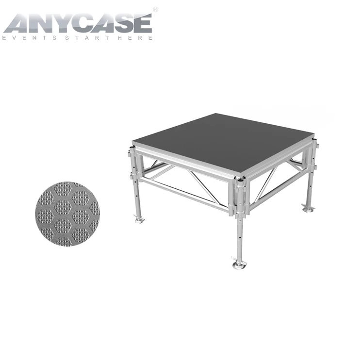 ANYCASE Second Hand TUV certificated 3x6ft Fast assemble Choir mini stage platform stage for concert For Rental