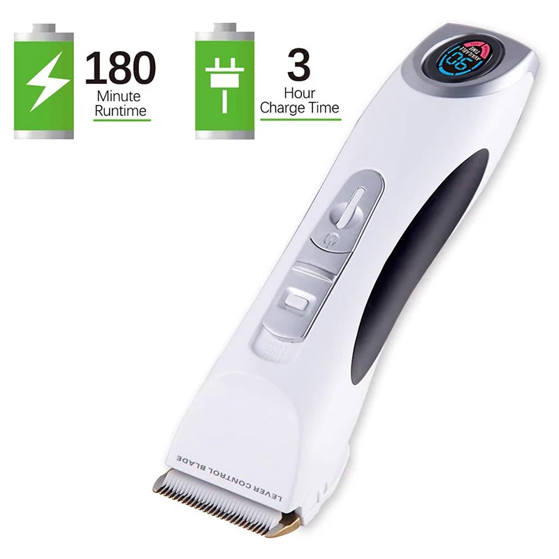 Electric Rechargeable Manual Hair Clippers Hand Push Barber Tools Powerful Li-ion Battery Hair Trimmer