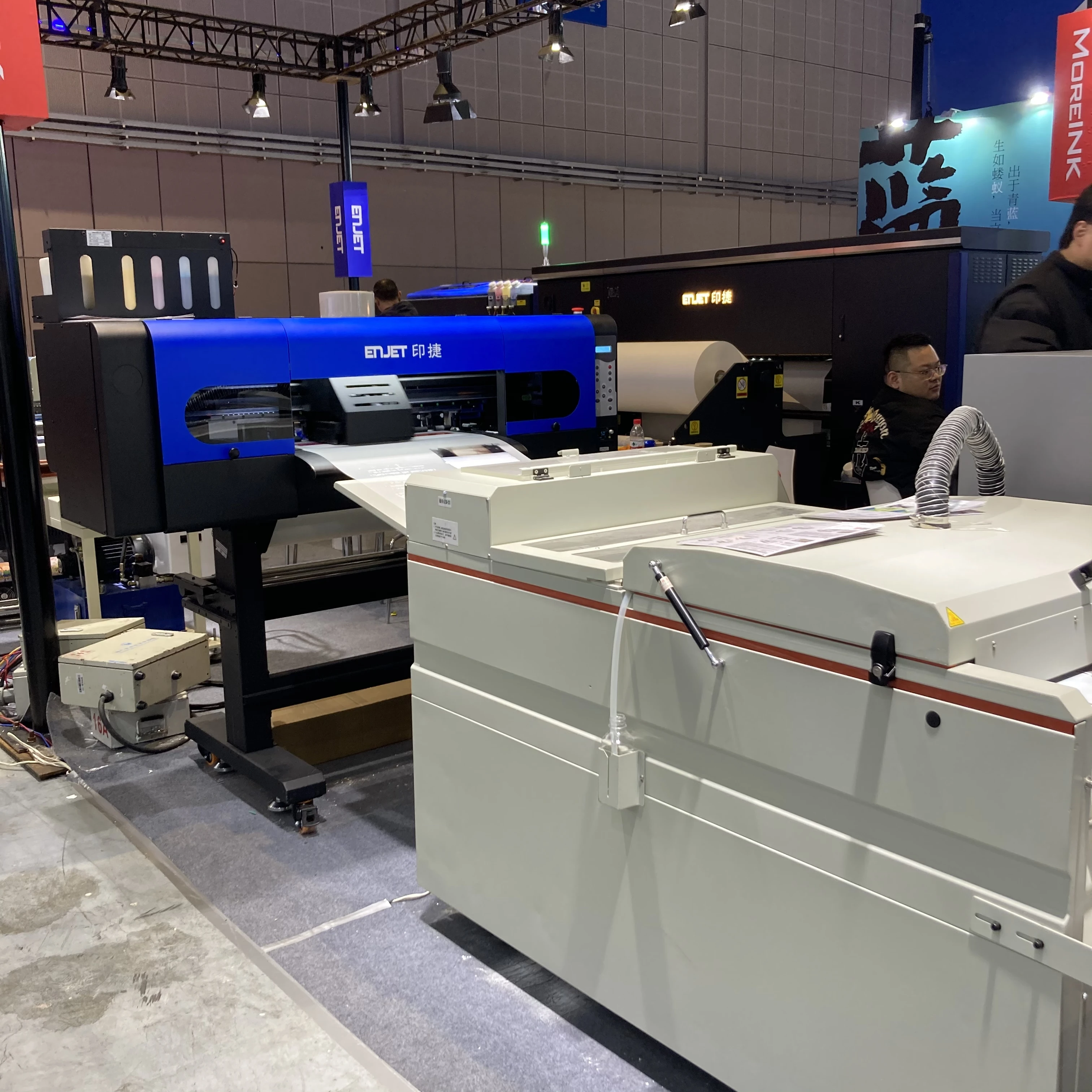 2 головки 4 i3200 dtf ПЭТ пленка Термотрансферная машина для печати футболок 60 см DTF принтер с белыми чернилами