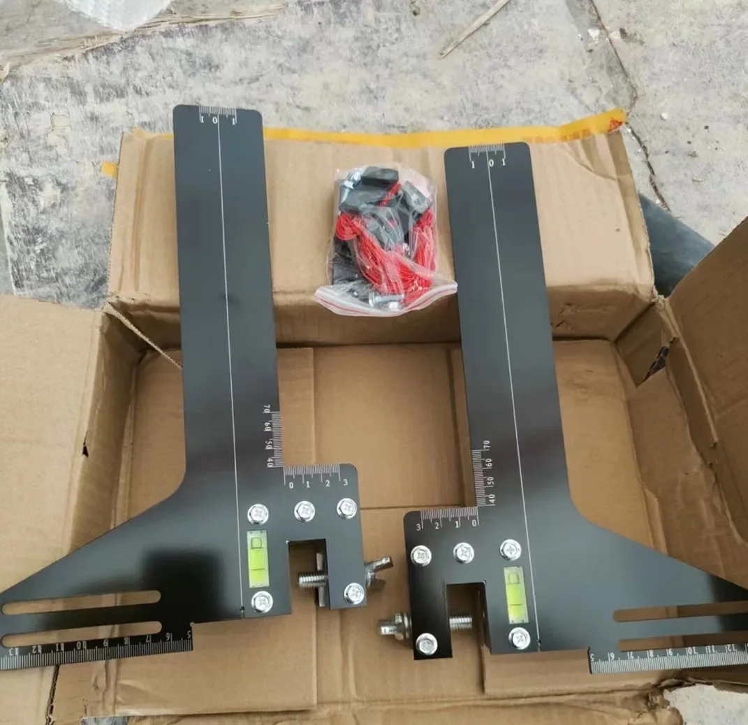 Инструменты для выравнивания направляющей лифта