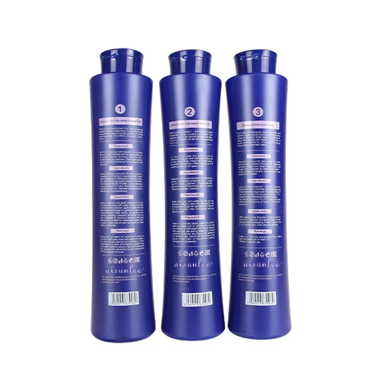 Professional formaldehyde free botox hair care set private label organic keratin hair treatment