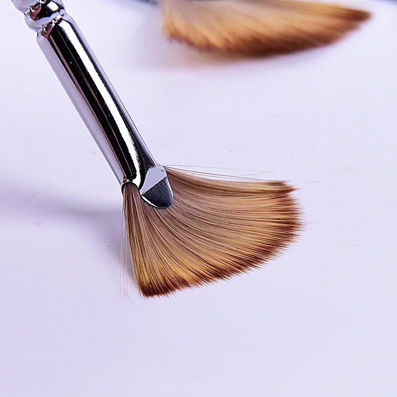 Xinbowen  nylon paint brush Silver metal brush wood print any customized logo watercolor&oil painting art supplies